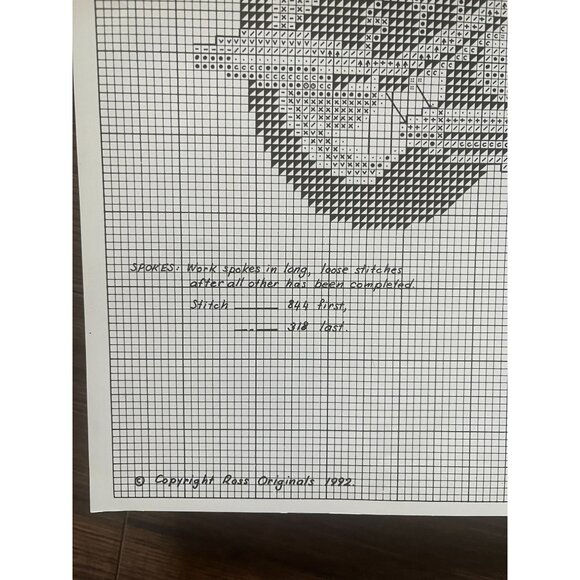 Ross Originals Harley Davidson Motorcycle Cross Stitch Pattern‎ - Picture 3 of 3